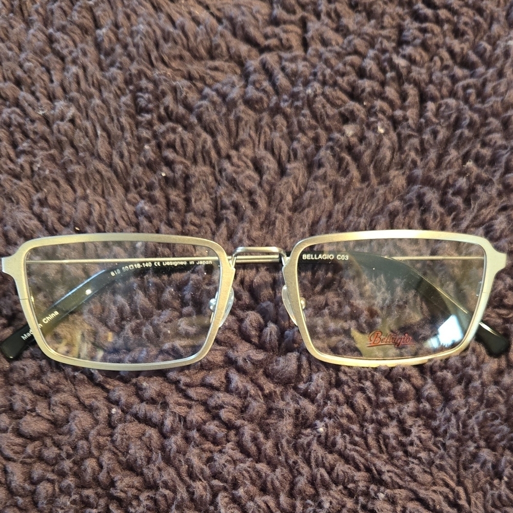 Silver Sturdy Rectangular Glasses With Case - image 4